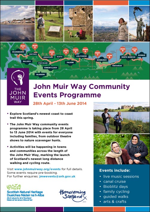 John Muir Events Flyer
