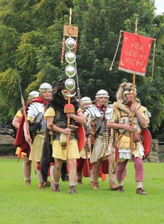 Romans marching at Kinneil